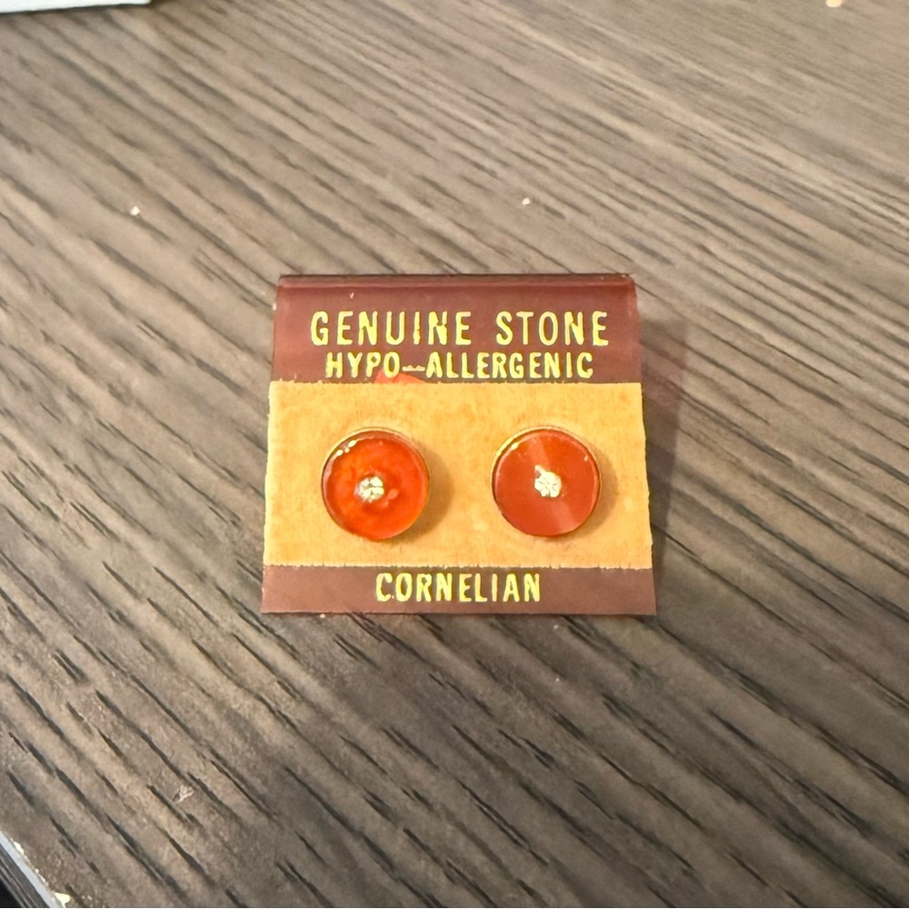 Vintage Red Earrings